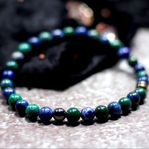 Chrysocolla 8” bracelet